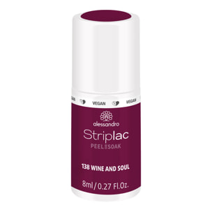 Striplac Peel or Soak - Vernis Semi-permanent - 138 Wine And Soul 8 ml