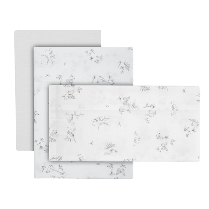 Cambrass Sabana Cuna 3 Pcs (Cuna 60) Merlo