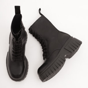 ANFIBIO 10 BUCHI PLATFORM NERO