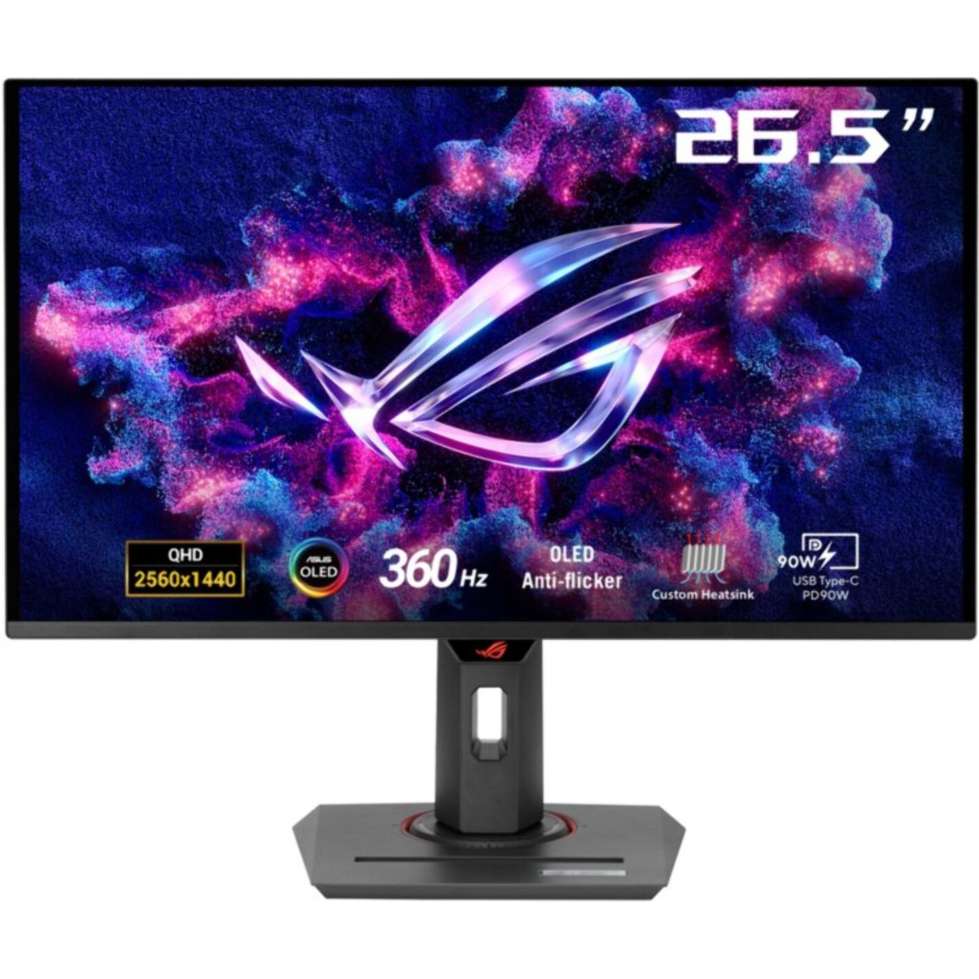 Ecran PC Gamer ASUS XG27ACDNG 27" QHD 360Hz QD-OLED HDR True Black 400 HDMI 2.1 USB-C 90W G-Sync