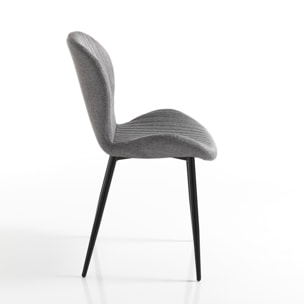 Oresteluchetta Set 4 Sedie ARLES GREY