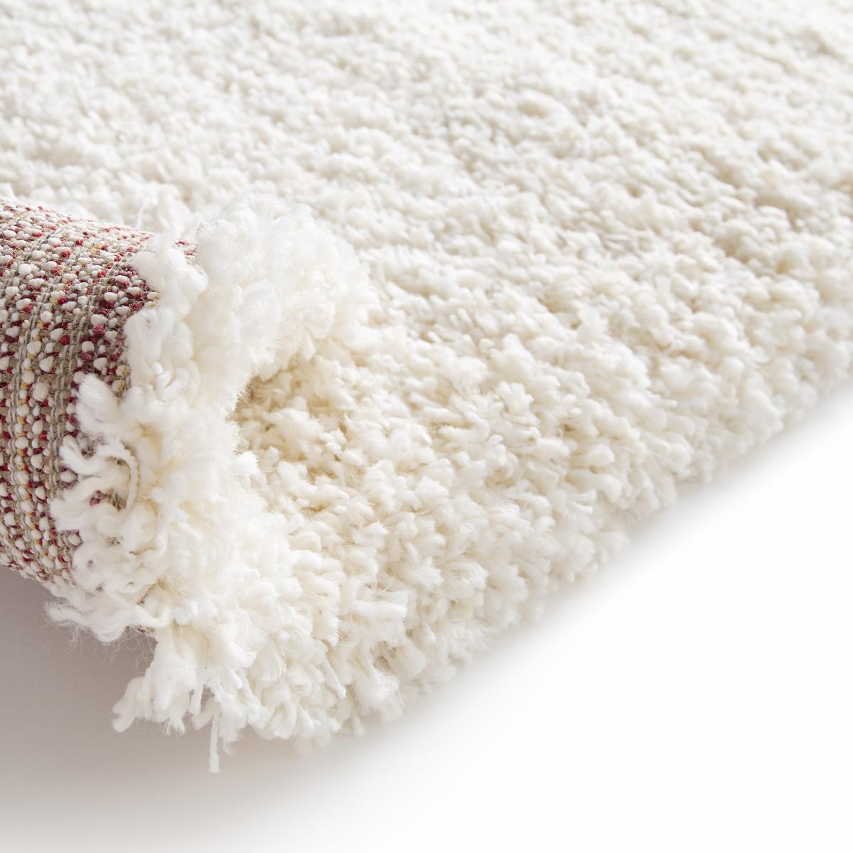 Tapis shaggy tissé motif uni PANO