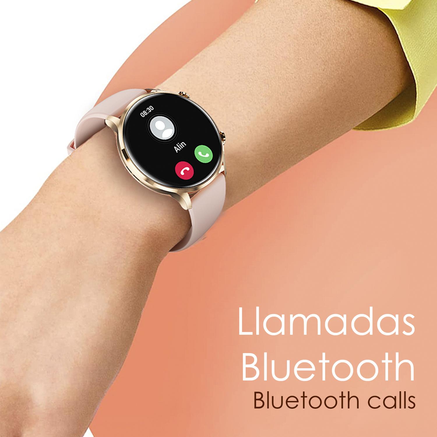 Smartwatch QS40 con chiamate Bluetooth, notifiche push. Molteplici modalità sportive, monitor della salute.