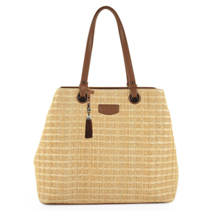 Bolso Shopper-Tote Lois Charlotte Beige