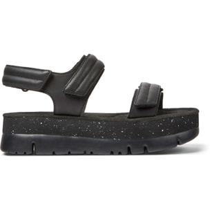 Sandalias - CAMPER Oruga Up - Negro - Cuero liso