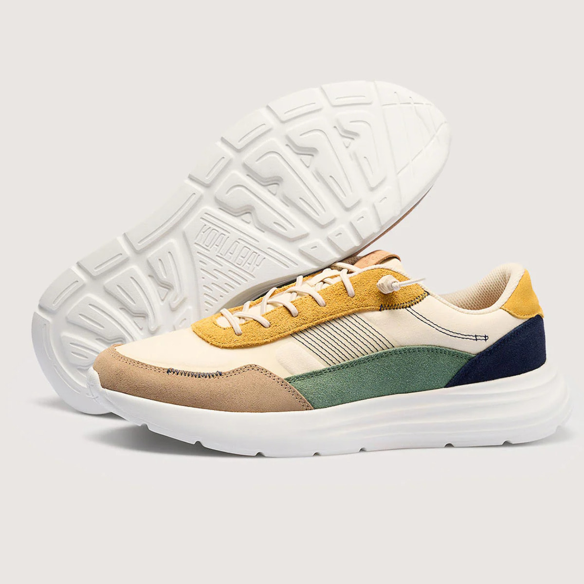 Sneaker Beige y Amarillo - Azteca