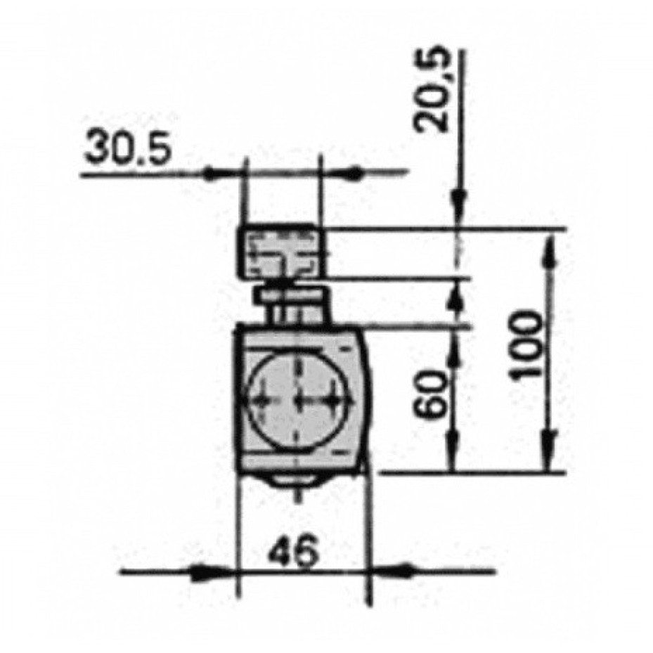 Ferme-porte TS Wood - Force 3 - crémaillère elliptique - Argent - 118431