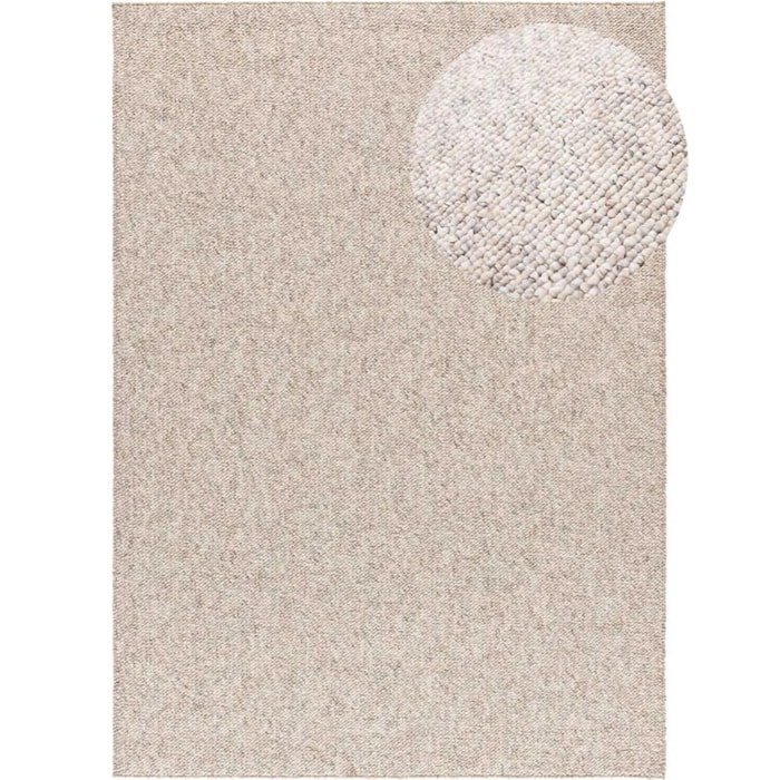 PETRA Alfombra lavable tejido en bucle en crema, varias medidas disponibles.