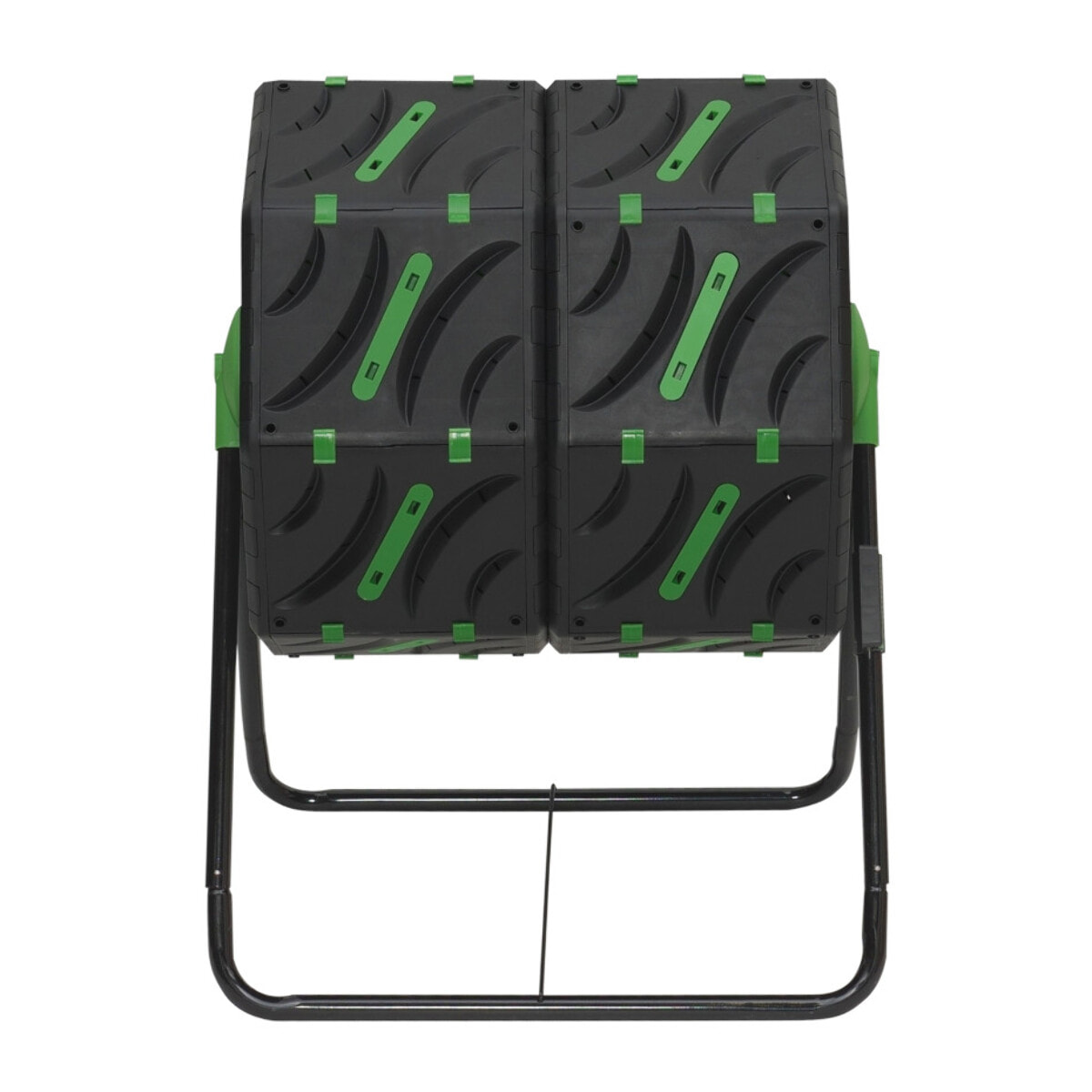 Bac de compostage rotatif double compartiments 140L