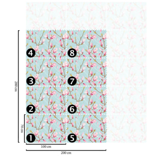 Carta da Parati Magnolia in Fiore