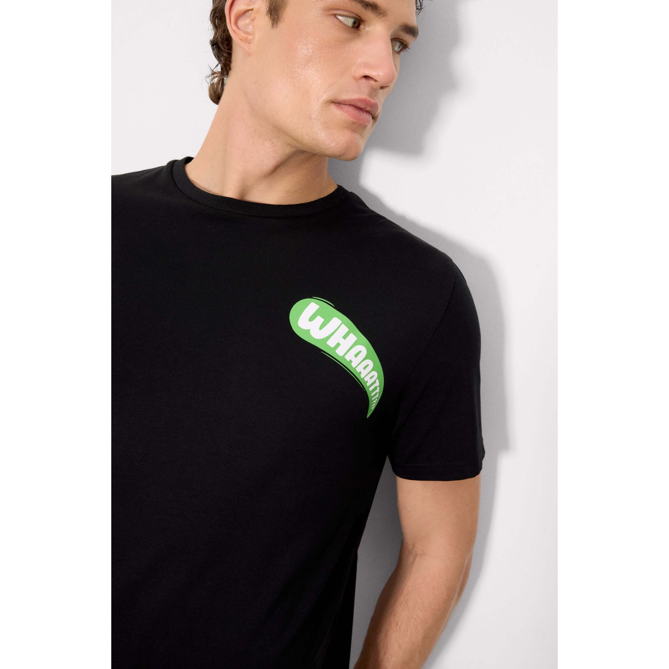 T-shirt a maniche corte Nero