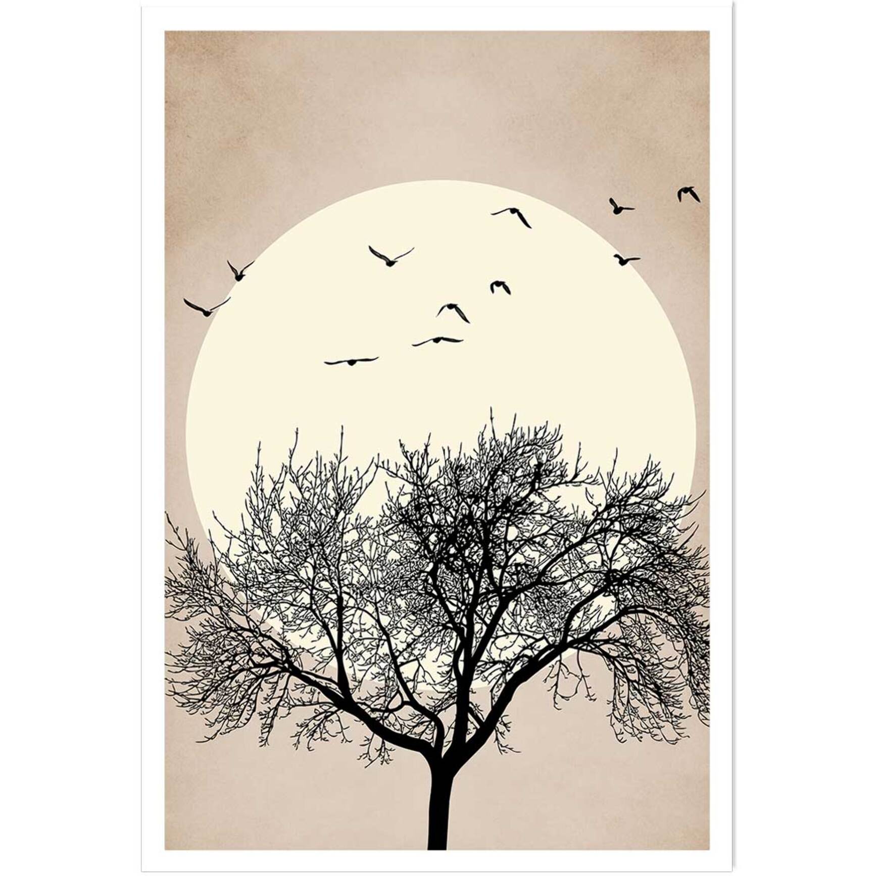 Affiche dessin ""Arbre scintillant"" Affiche seule