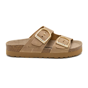 SANDALIA PLATAFORMA BILLOWY MARRON