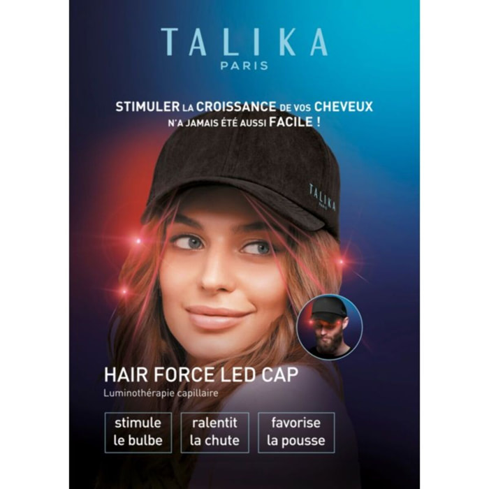 Casquette LED TALIKA Hair Force - Traitement anti-chute des cheveux
