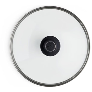 Couvercle universel WOLL en verre de sécuirté 28cm