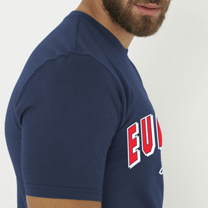 T-shirt in cotone da uomo EUPHORIA blu