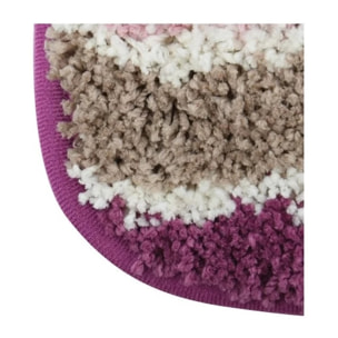 Tapis de bain Microfibre 50x80cm QUITO Rose & Violet MSV