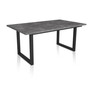 Mesa de comedor Altea 170 Cemento Negro