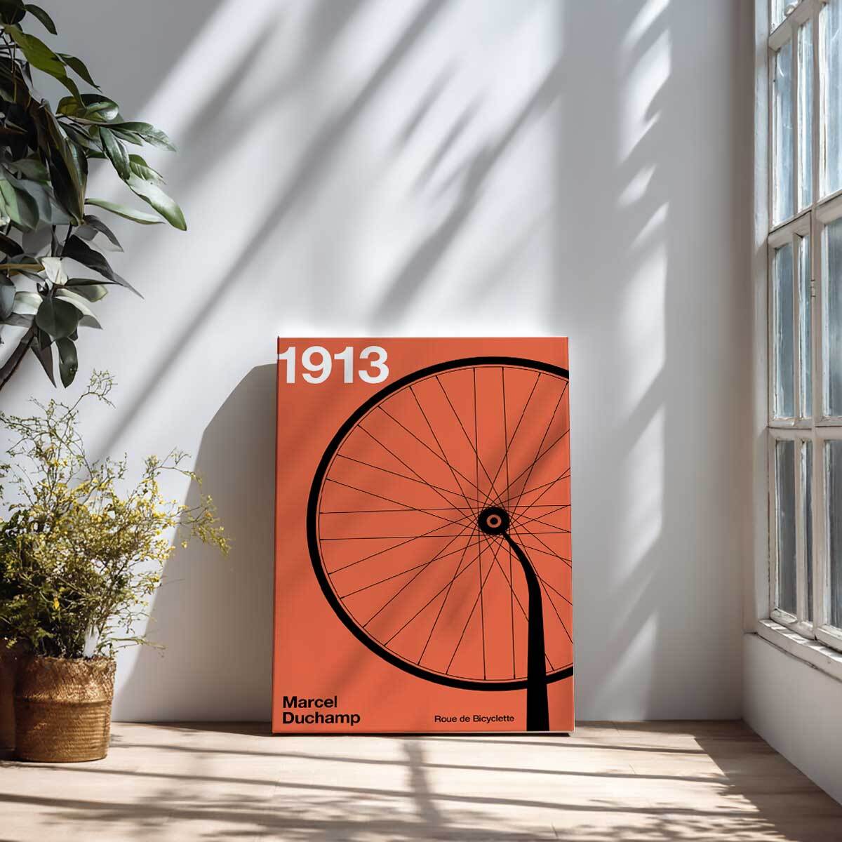 Tableau velo Roue 1913 Toile imprimée