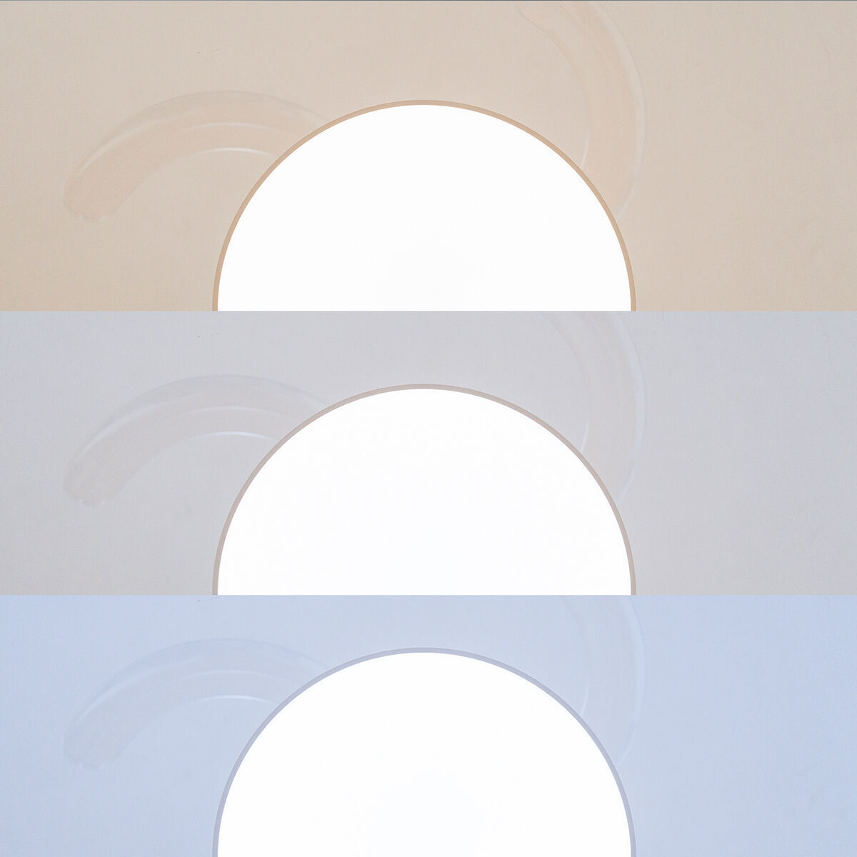 Ventilateur de Plafond avec Lumière LED et 4 Pales Rétractables Silteez InnovaGoods Argenté 80 W Ø49-104 cm