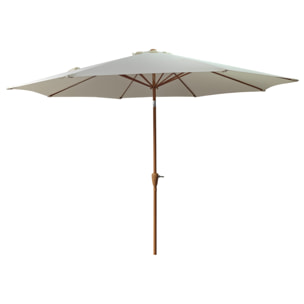 Parasol droit HAPUNA rond -