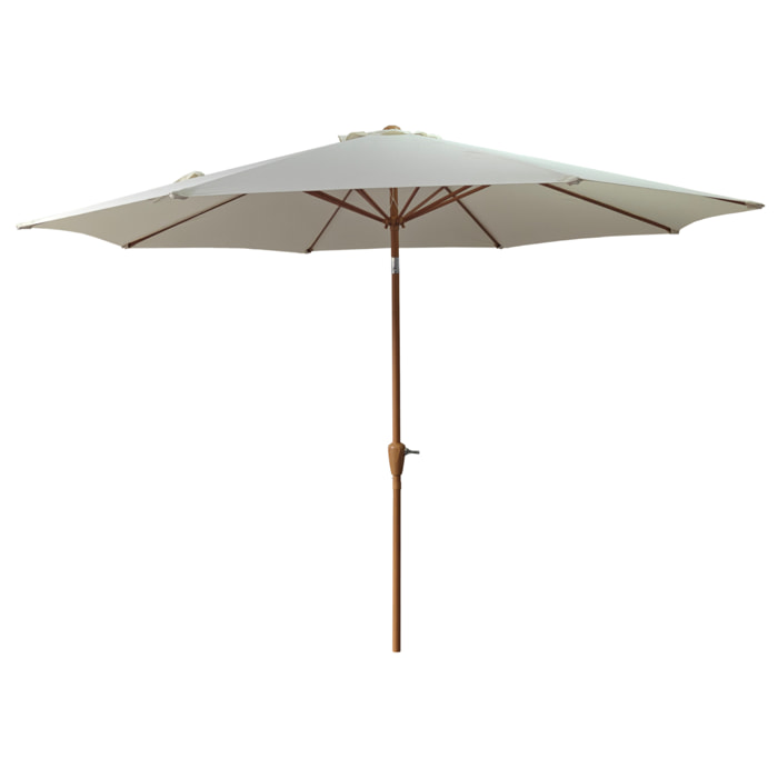 Parasol droit HAPUNA rond -