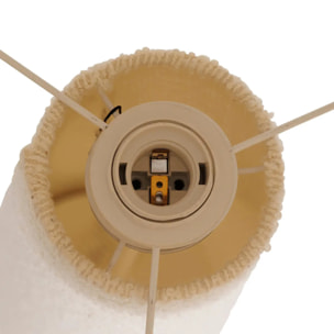 Lampadaire droit secteur Solal blanc H124cm