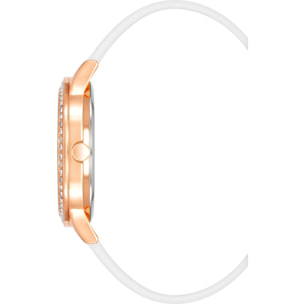 Reloj Juicy Couture JC1342RGWT Mujer Analogico Cuarzo con Correa de Silicona