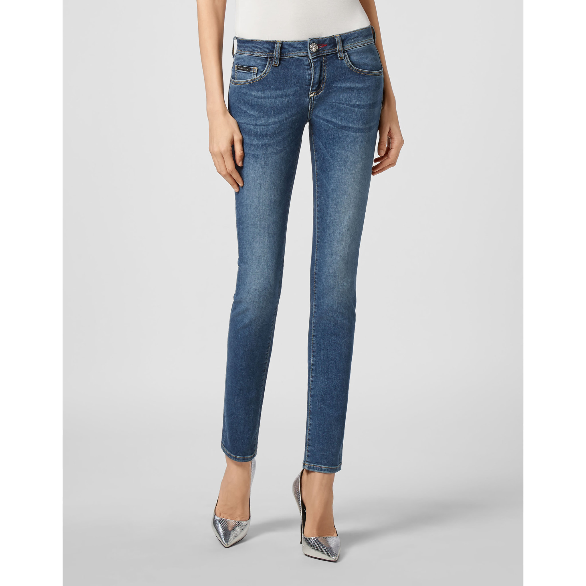 PHILIPP PLEIN Jeans taglio Slim ICONIC PLEIN
