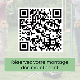 Portique métal 1,90 m Agility BRIOSO - 4 enfants