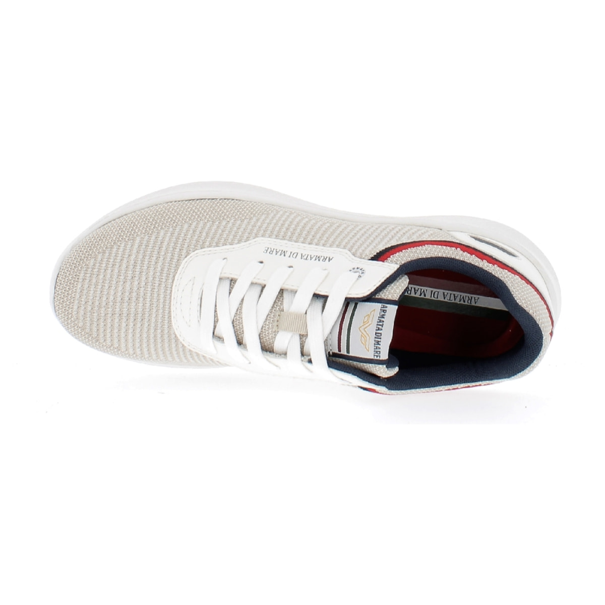 Armata di Mare Scarpe Uomo Sneakers Casual Comfort con Soletta Rimovibile in Memory Foam AMU SS23L347 White