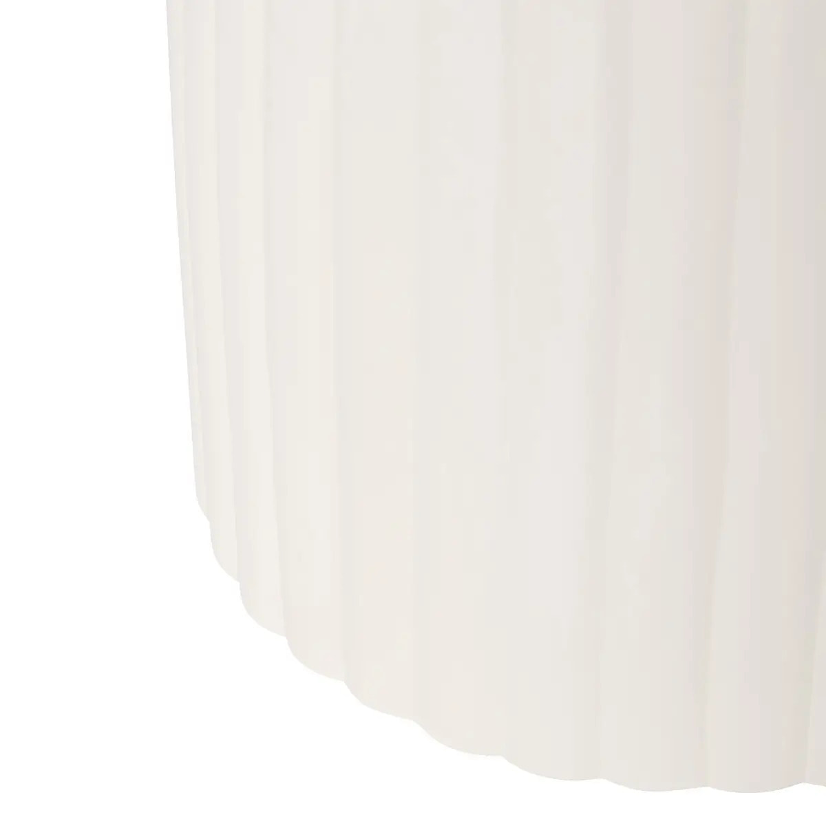 Table d'appoint Mudan ivoire 55x55x50cm