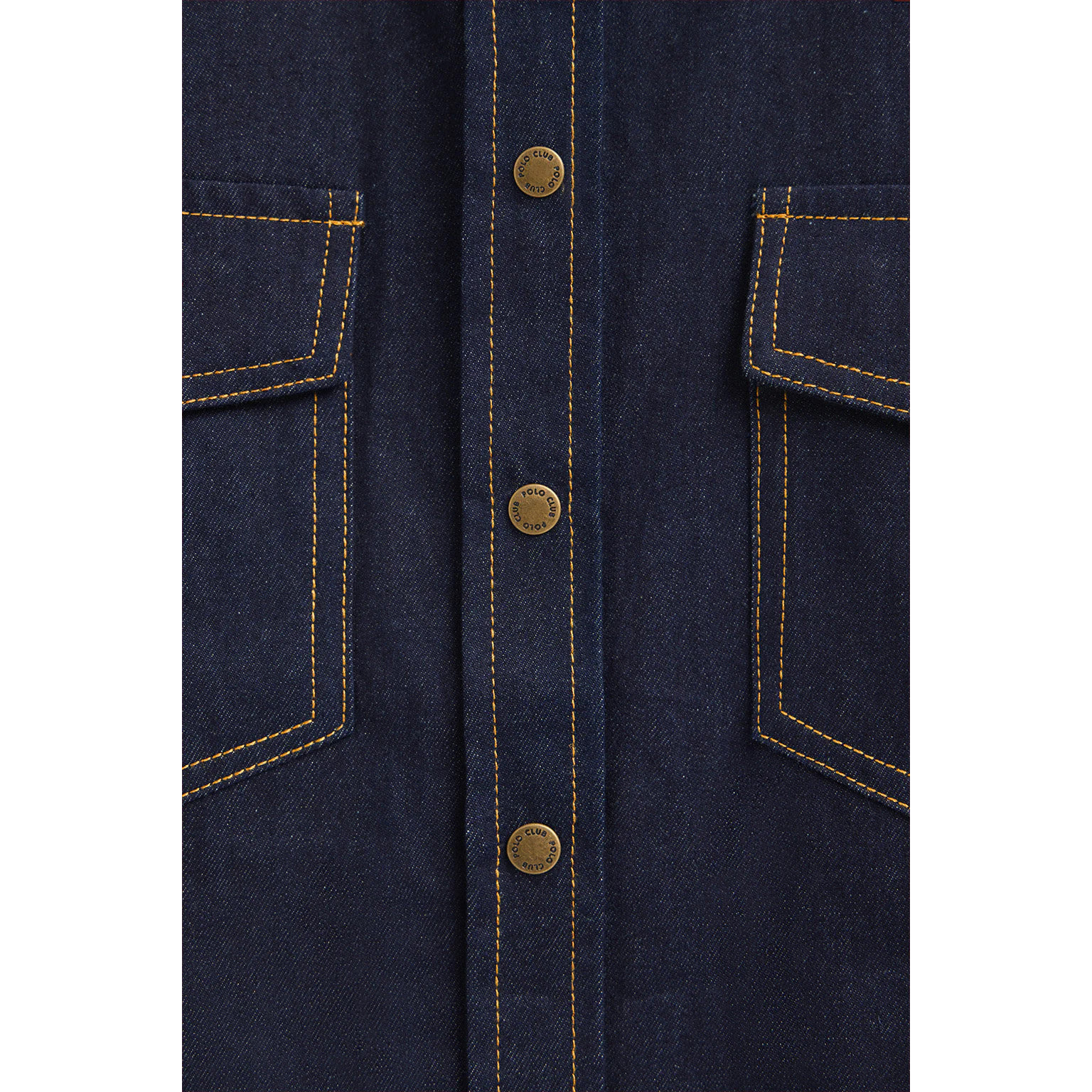 Camisa vaquera azul de corte relajado