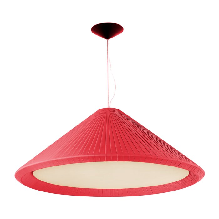 SAIGON IN 1300 Lampe suspension grenat