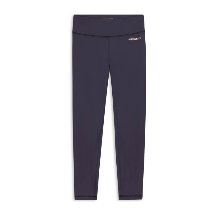 Leggings sportivi skinny 7/8 a vita alta con tasca interna