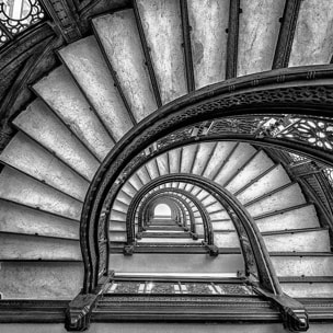 Affiche circular staircase Affiche seule