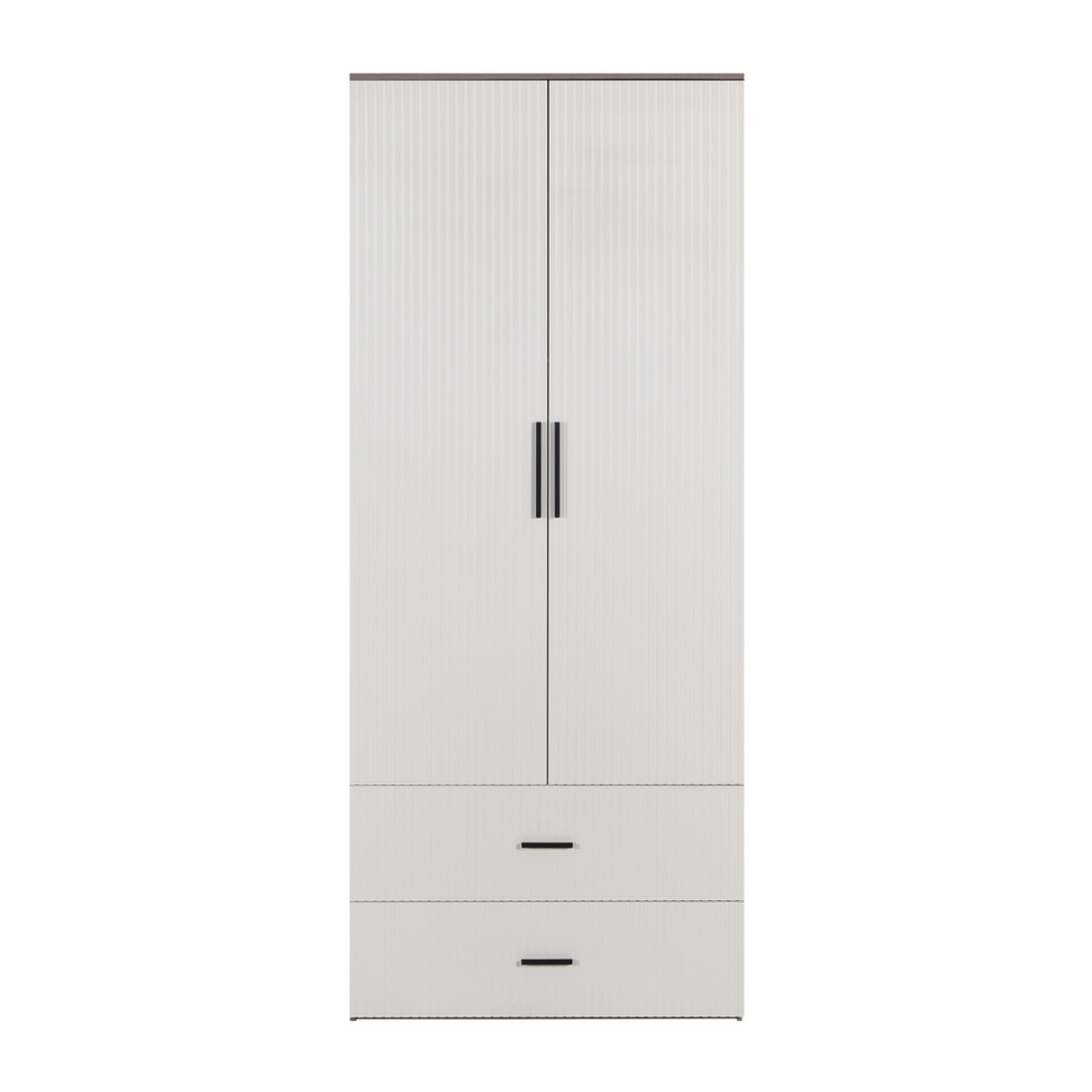 Armadio cannettato 2 ante avorio