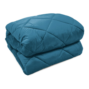 TRAPUNTA INVERNALE MATRIMONIALE IN VELLUTO OTTANIO PRODOTTO ITALIANO