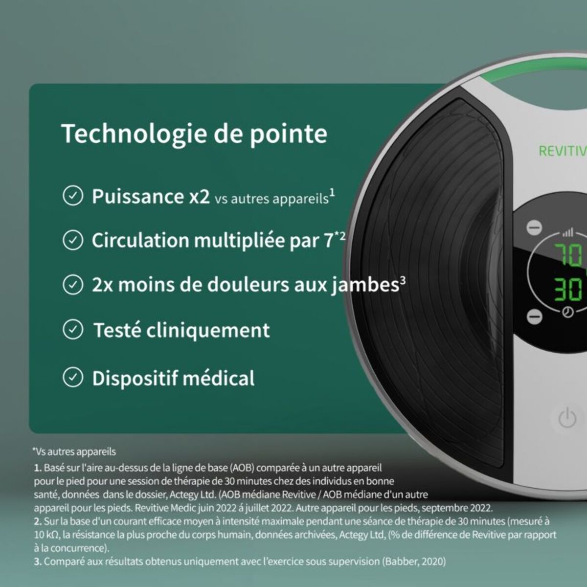 Stimulateur circulatoire REVITIVE Medic