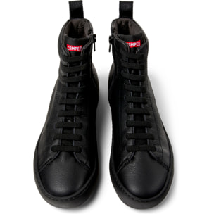 Sneaker-Bootie - CAMPER Peu Touring - Negro - Cuero liso