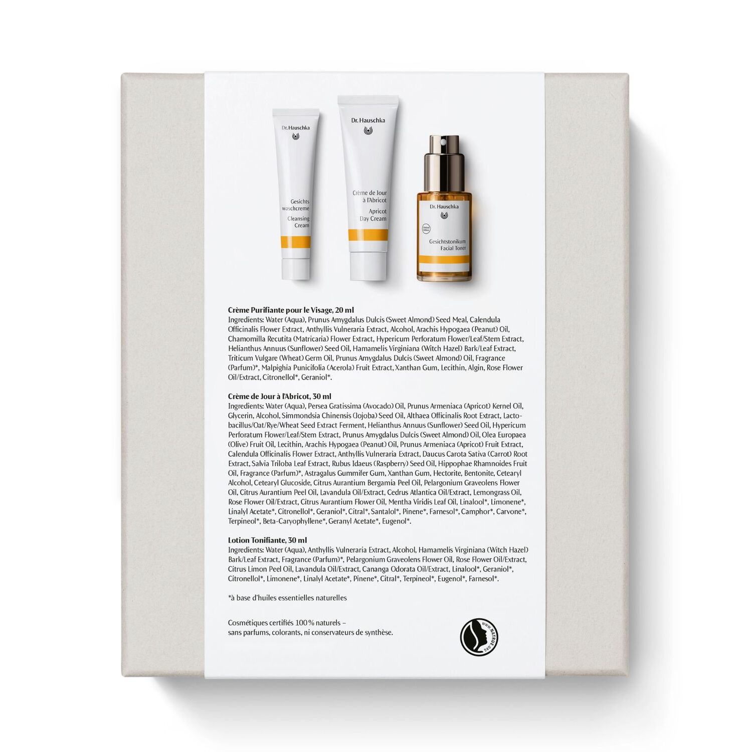 Rituel Fraîcheur & Éclat - Coffret Crème Purifiante Visage 20ml + 2 Produits