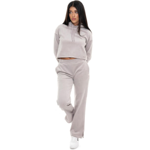 Pantalones palazzo de terciopelo a rayas para mujer Leone 1947 Glam Winter