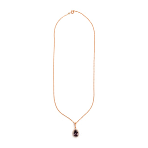 Collar Cerbi acabado oro rosa 18k