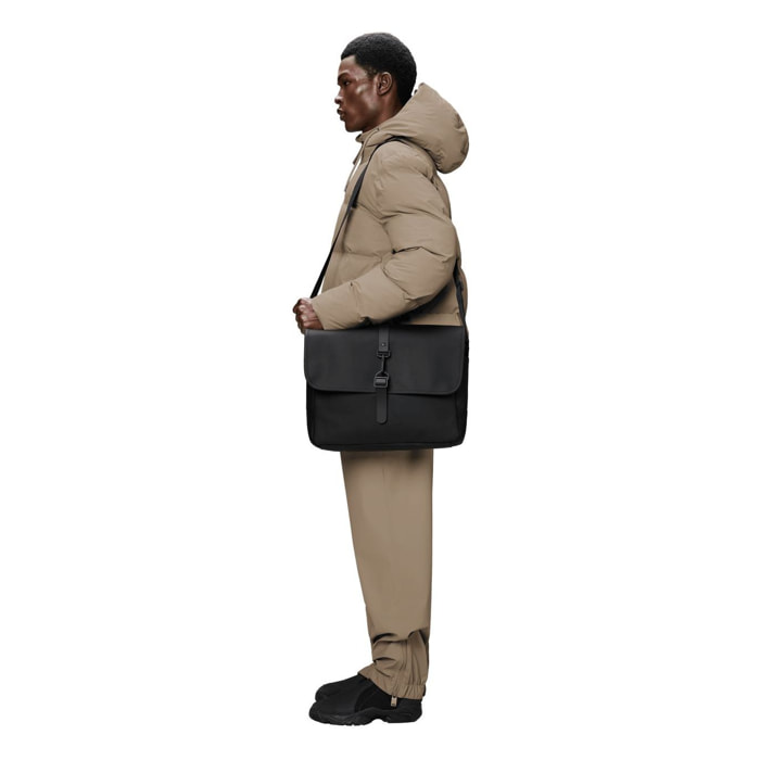 Borsa a tracolla Messenger Bag - nera - H: 30 cm - L: 38 cm - Durabilità