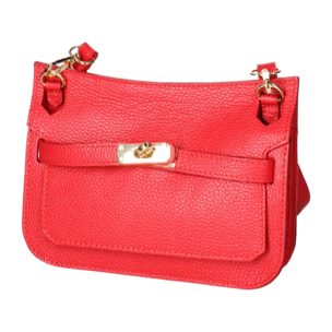 Borsa a tracolla Katie da donna In Vera pelle Made in Italy 23x17x5 cm