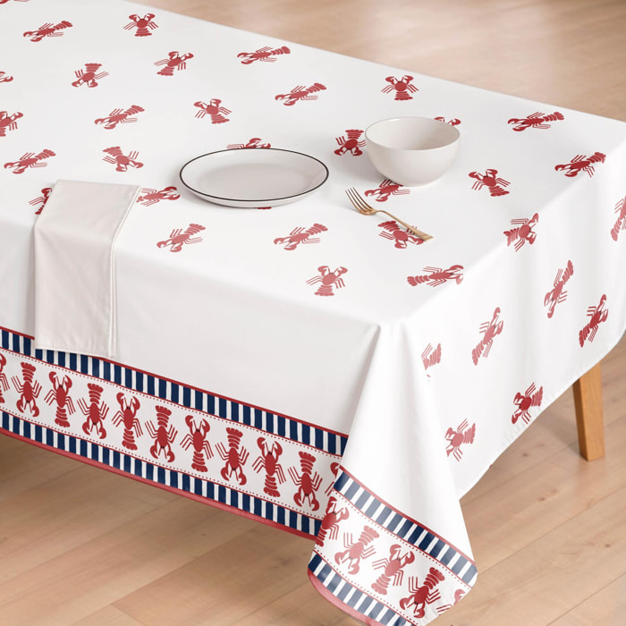 Nappe anti-taches TENACITAS BLEU - en 100 % coton