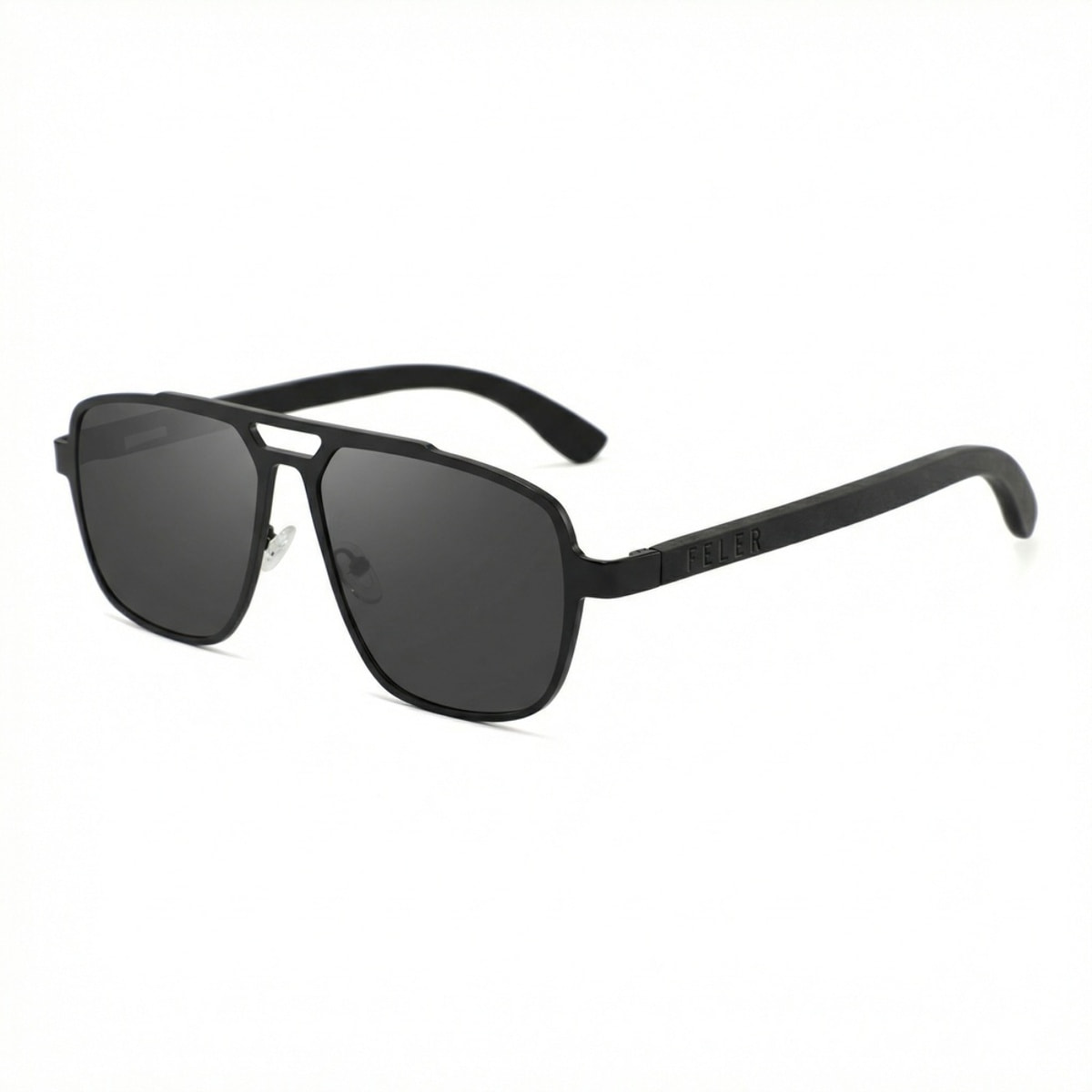Gafas de Sol Feler 1517-11 Polarizadas de Madera Unisex 55 mm