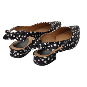 Ballerine pois - tacco 3,0 cm
