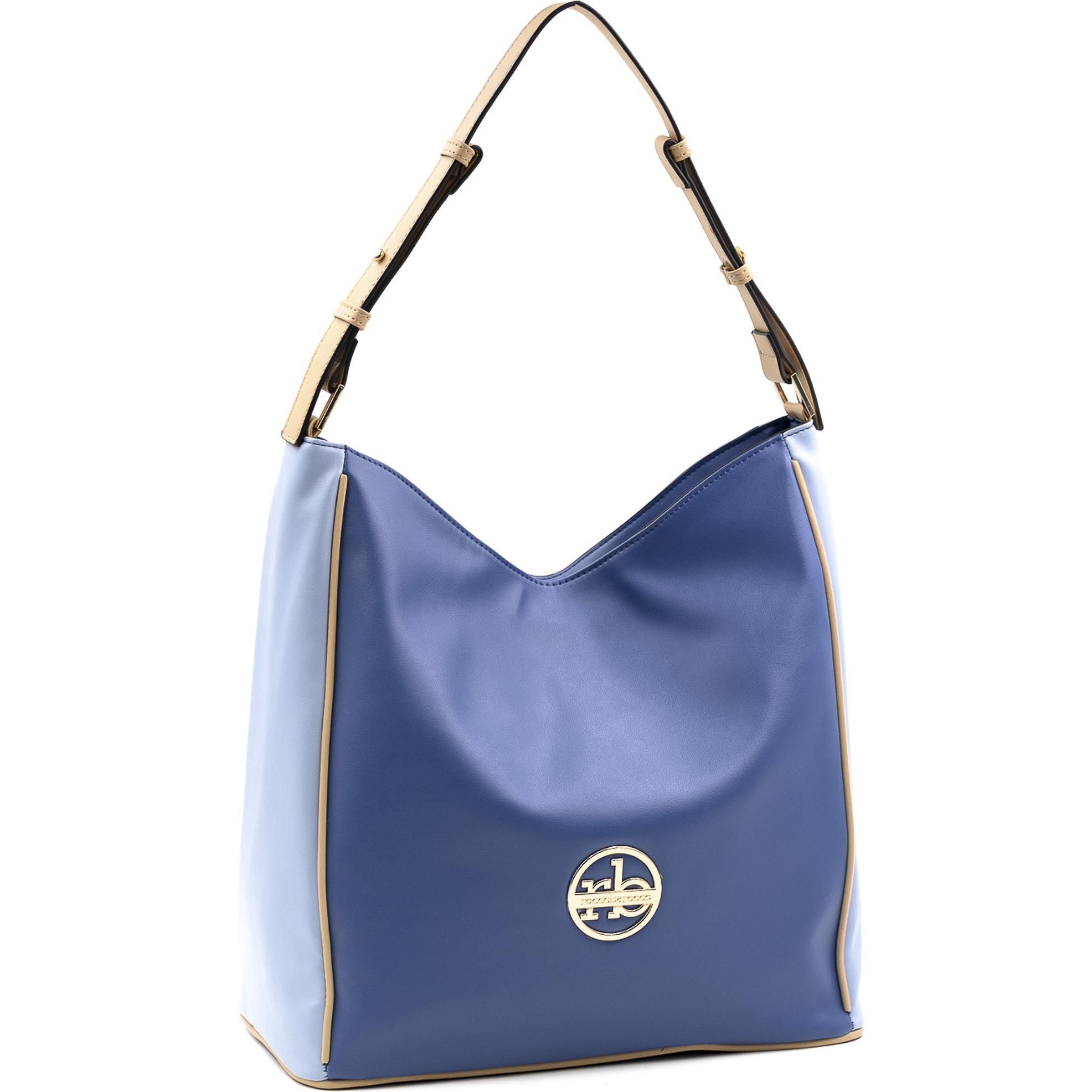 Borsa A Spalla Roccobarocco Azzurro