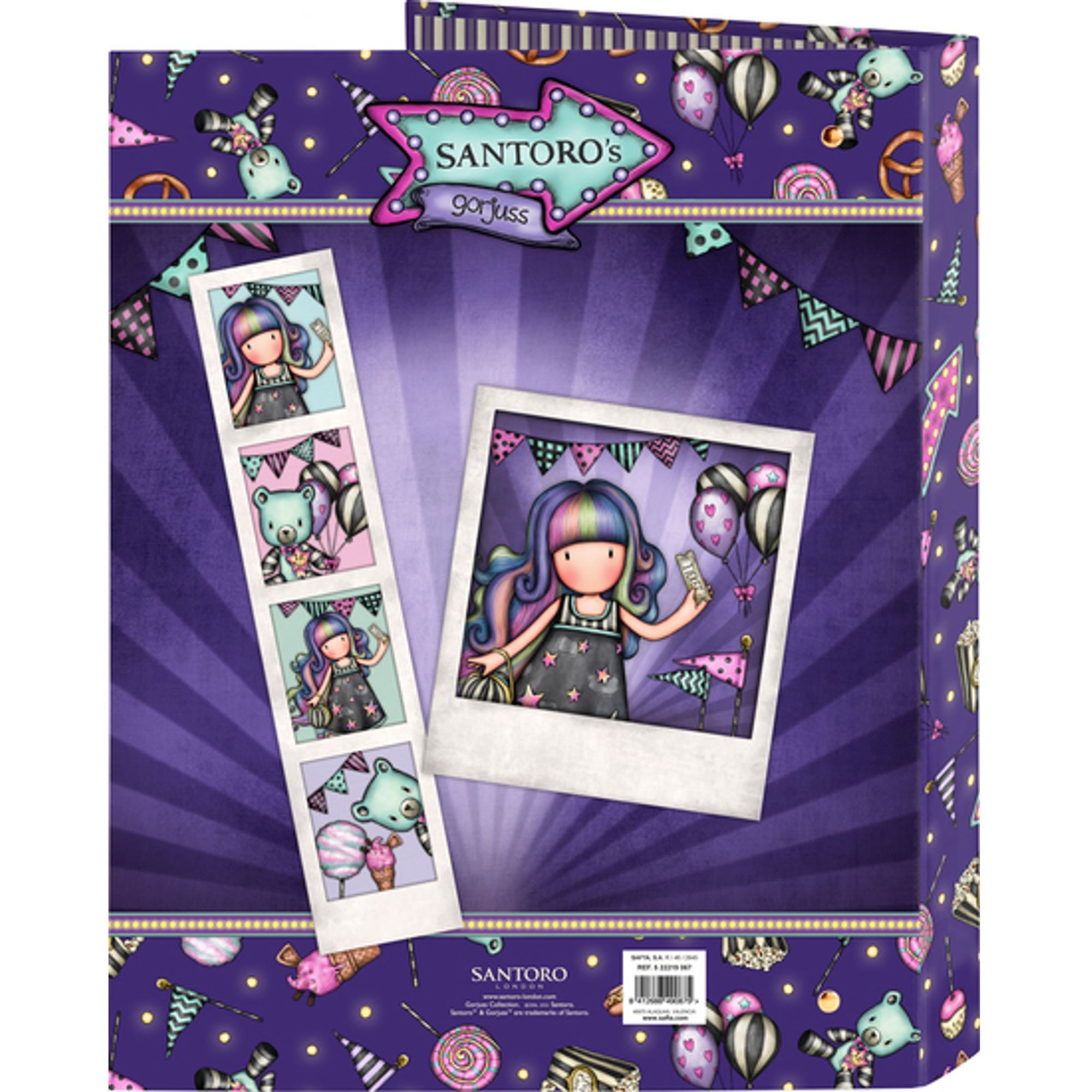 Carpeta folio 4 ani.mixtas gorjuss™ fairground "up and away"